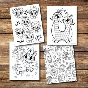 
            
                Load image into Gallery viewer, Joralee Coloring Book From Horrible Adorables
            
        